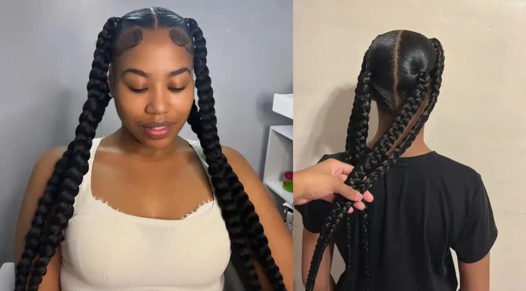 Center-Parted Jayda Wayda Braid