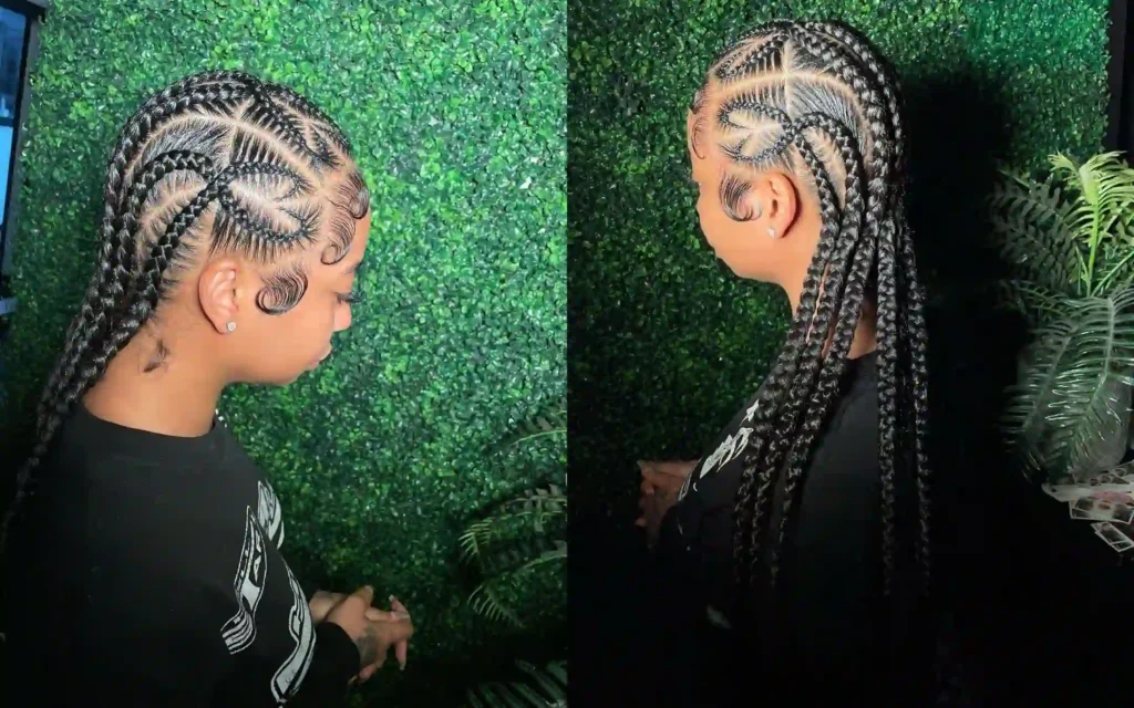 Tribal Braids with Heart Design