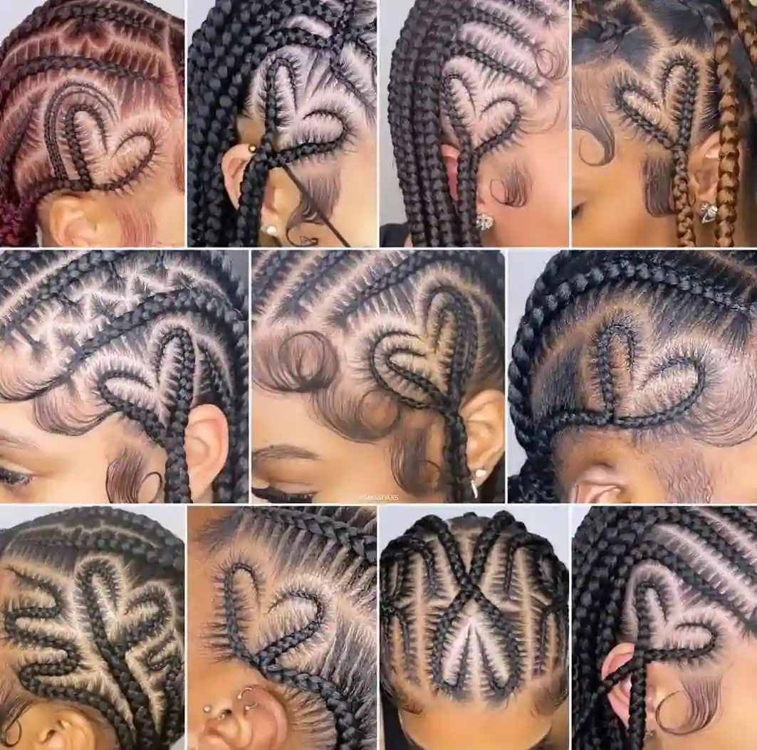 Tribal Braids with Heart