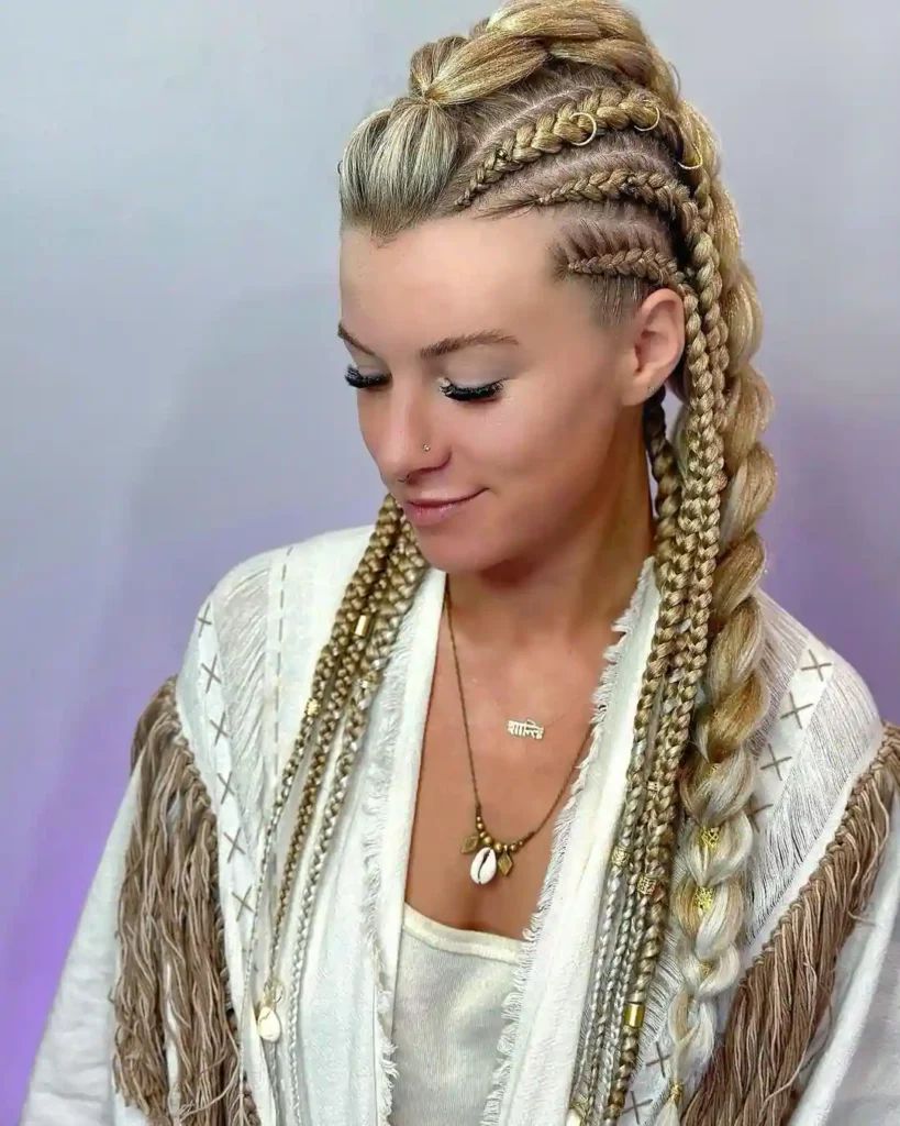 Viking Vixen: Unleash Your Inner Warrior with Viking Braids for Females ...