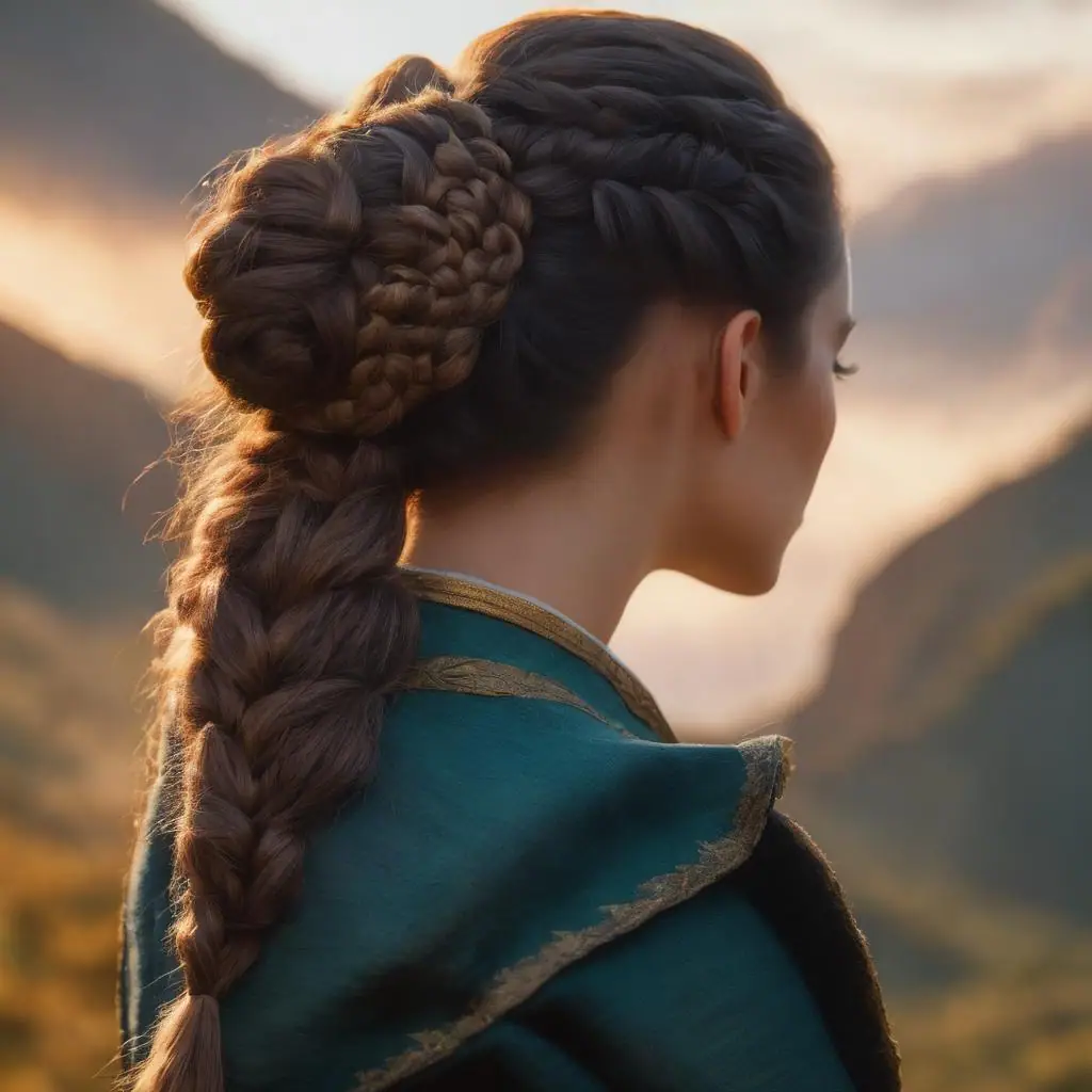 Dragon Braid Bun 